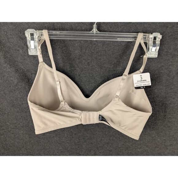 Ultimate Lift True Support Womens Bra Thin Wireless Latex Comfortable Breathable - Picture 2 of 5